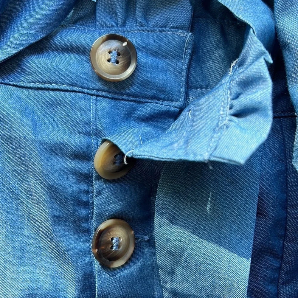NWT NY Collection blue sailor pants. Cute dual buttons, wide leg. Women’s PM.